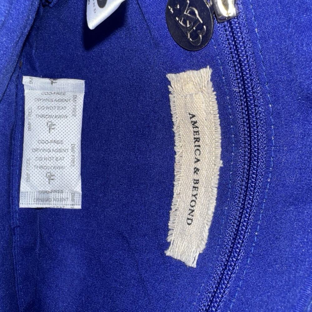 NWOT America & Beyond Hand Embellished Wristlet Bag Wallet Pouch 10x8" Boho Chic - Picture 4 of 6